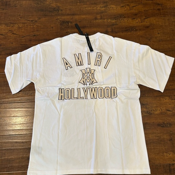 AMIRI White Hollywood Tee - Picture 1 of 2